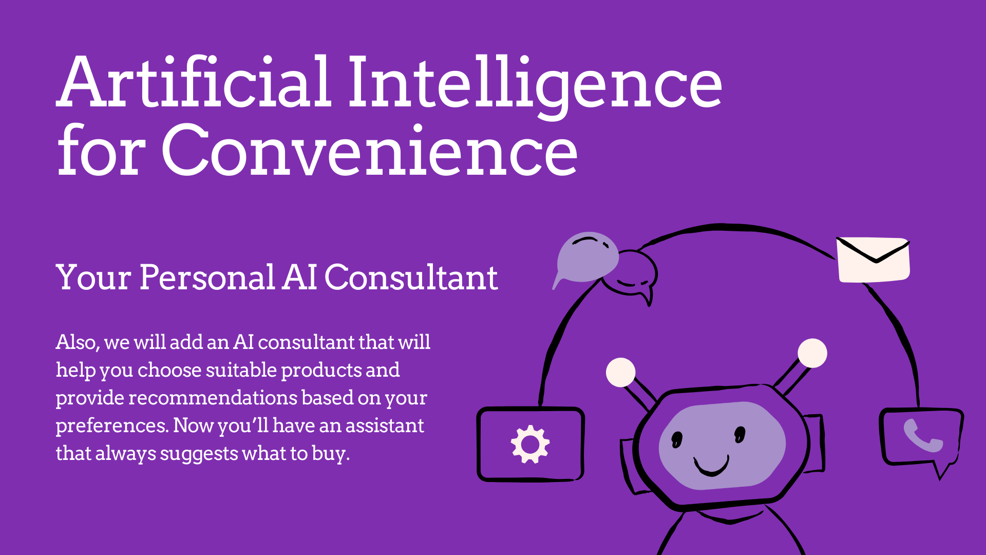 Salespy's AI consultant will help you choose suitable products and save money